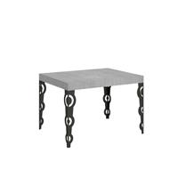 Tavolo da pranzo Karamay 70x110 allungabile fino a 194cm, Cemento