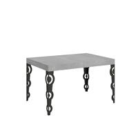Tavolo da pranzo Karamay 90x140 allungabile fino a 244cm, Cemento