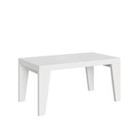 Tavolo da pranzo Naxy 90x160 allungabile fino a 264cm, Bianco