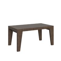 Tavolo da pranzo Naxy 90x160 allungabile fino a 264cm, Noce