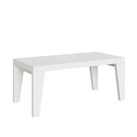 Tavolo da pranzo Naxy 90x200 allungabile fino a 304cm, Bianco