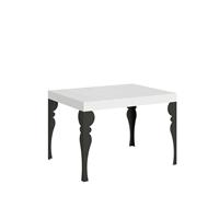 Tavolo da pranzo Paxon 70x110 allungabile fino a 194cm, Bianco