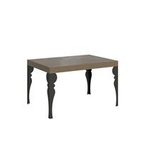 Tavolo da pranzo Paxon 90x140 allungabile fino a 244cm, tortora