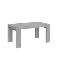 Tavolo da pranzo Roxell 90x160 allungabile fino a 264cm, Cemento