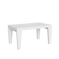 Tavolo da pranzo Spimbo 90x160 allungabile fino a 264 cm, Bianco