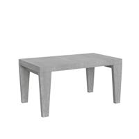 Tavolo da pranzo Spimbo 90x160 allungabile fino a 264 cm, Cemento