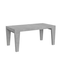 Tavolo da pranzo Spimbo 90x180 allungabile fino a 284 cm, Cemento