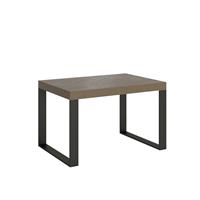 Tavolo da pranzo Tecno 90x120 allungabile fino a 224cm, Tortora