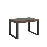 Tavolo da pranzo Tecno 90x140 allungabile fino a 244cm, Noce
