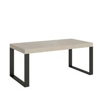 Tavolo da pranzo Tecno 90x200 allungabile fino a 304cm, Cashmere