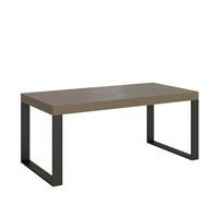 Tavolo da pranzo Tecno 90x200 allungabile fino a 304cm, Tortora