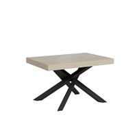Tavolo da pranzo Volantis 90x120 allungabile fino a 224cm cashmere