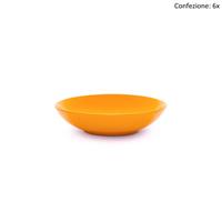 Set 6x Piatto fondo collezione Mitika d.20x5 Arancio Posillipo