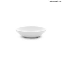 Set 6x Piatto fondo collezione Mitika d.20x5 Bianco Ostuni
