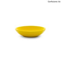Set 6x Piatto fondo collezione Mitika d.20x5 Giallo Sorrento