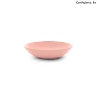 Set 6x Piatto fondo collezione Mitika d.20x5 Rosa Capri