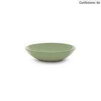 Set 6x Piatto fondo collezione Mitika d.20x5 Verde salvia Erice
