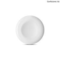 Set 6x Piatto frutta collezione Mitika d.20 Bianco Ostuni