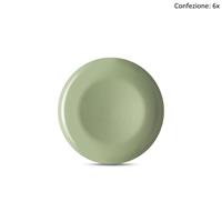 Set 6x Piatto frutta collezione Mitika d.20 Verde salvia Erice
