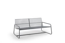 Divano LOLITA due posti con rete in metallo 150x80 seduta 40 outdoor