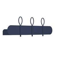 Mensola BALLOON 60x18 con tre attaccapanni OG09060A-25 Blu Navy