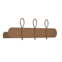 Mensola BALLOON 60x18 con tre attaccapanni OG09060A-34 Rame