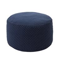 Pouf BERENICE Large rotondo D80 seduta 50 OG11080B Blu