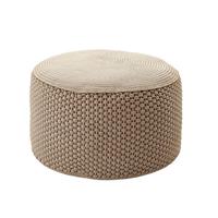 Pouf BERENICE Large rotondo D80 seduta 50 OG11080T Tortora