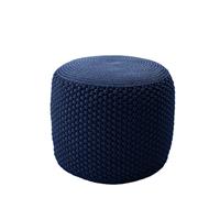 Pouf BERENICE Small rotondo D55 seduta 50 OG11055B Blu