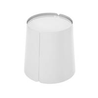 Tavolino conico BOBINO con top in metallo CT01040M-01 Bianco