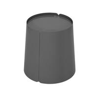 Tavolino conico BOBINO con top in metallo CT01040M-04 Grafite