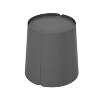 Tavolino conico BOBINO con top in metallo CT01040M-04 Grafite