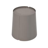 Tavolino conico BOBINO con top in metallo CT01040M-07 Fango