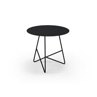 Tavolino da salotto ERMIONE 50 in acciaio CT15M5012 colore Nero