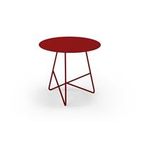 Tavolino da salotto ERMIONE 50 in acciaio CT15M5024 colore Rosso Dalia