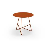 Tavolino da salotto ERMIONE 50 in acciaio CT15M5032 colore Coccio
