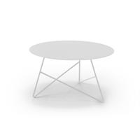 Tavolino da salotto ERMIONE 65 in acciaio CT15M6501 colore Bianco