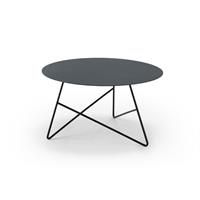 Tavolino da salotto ERMIONE 65 in acciaio CT15M6504 colore Grafite