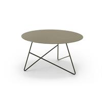 Tavolino da salotto ERMIONE 65 in acciaio CT15M6507 colore Fango