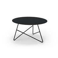 Tavolino da salotto ERMIONE 65 in acciaio CT15M6512 colore Nero