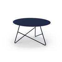 Tavolino da salotto ERMIONE 65 in acciaio CT15M6525 colore Blu Navy