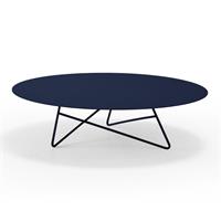 Tavolino da salotto ERMIONE 90 in acciaio CT15M9032 colore Coccio