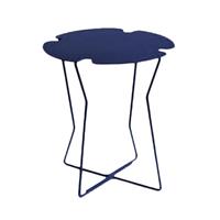 Tavolino COROLLA 45x45 con base in tondino outdoor ECT12050-25 Blu Navy
