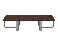 Tavolino INN Doppio con top in legno 30mm CT08130-03 Pioggia