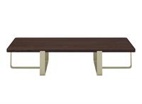 Tavolino INN Doppio con top in legno 30mm CT08130-06 Canapa