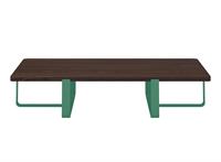 Tavolino INN Doppio con top in legno 30mm CT08130-20 Salvia
