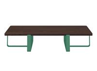 Tavolino INN Doppio con top in legno 30mm CT08130-20 Salvia