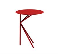 Tavolino TWIN rotondo D45 alto CT02045-24 Rosso Dalia