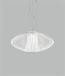 Lampada a sospensione Impossible 240.065.02 bianco verniciato