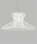 Lampada a sospensione Impossible 241.105.02 bianco verniciato